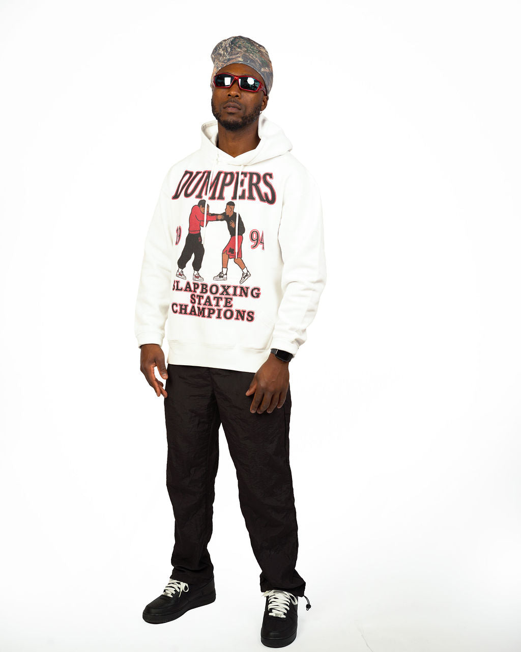 Slapboxing Hoodie in White