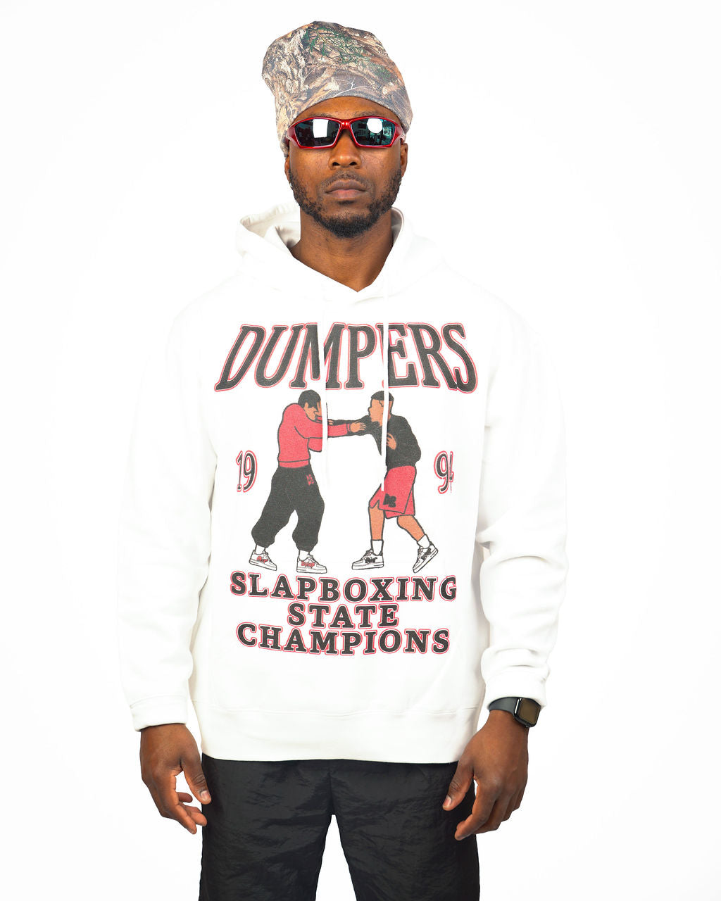 Slapboxing Hoodie in White