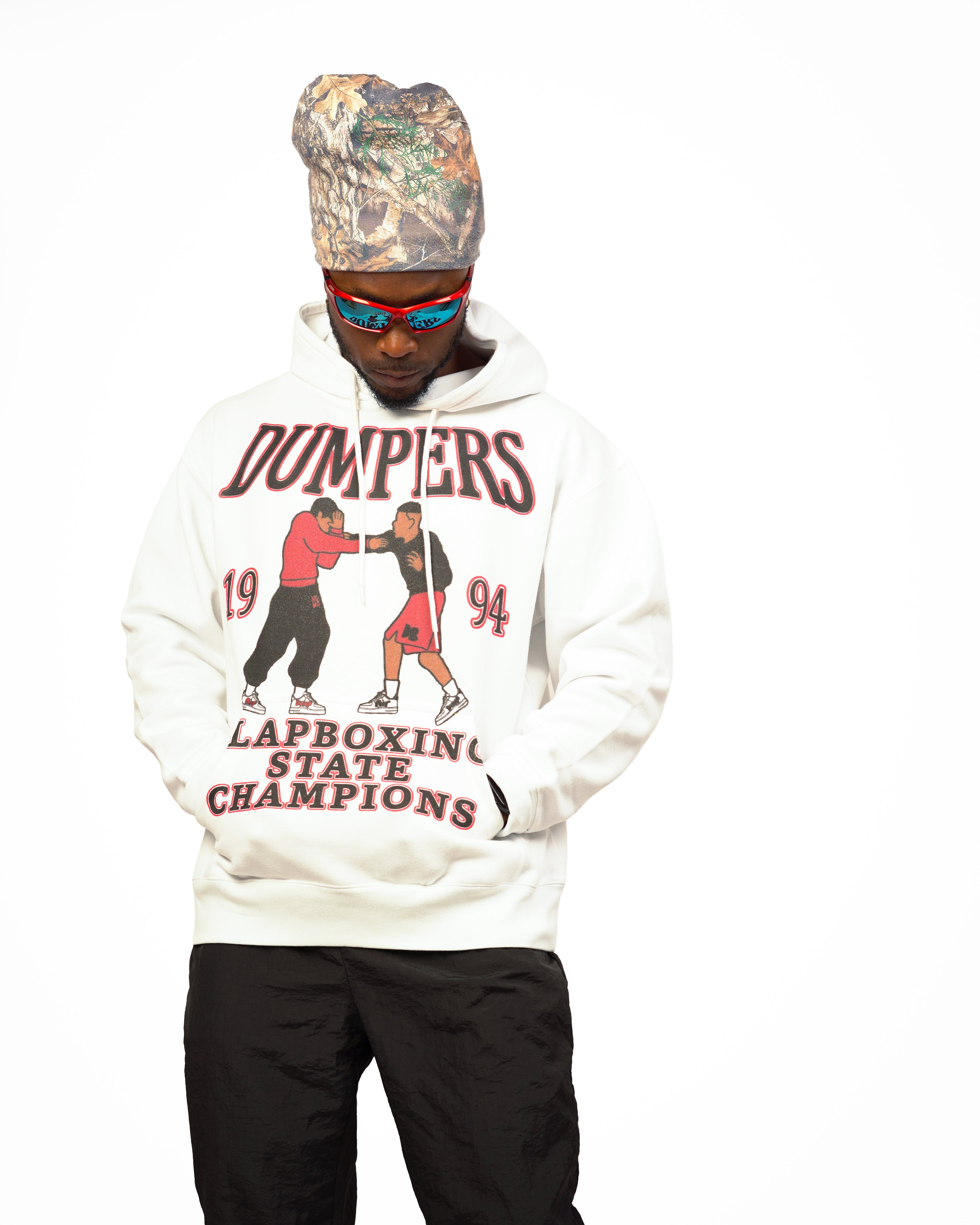 Slapboxing Hoodie in White